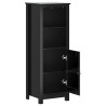 Armoire de salle de bain BERG noir 40x34x110 cm pin massif 622782622782