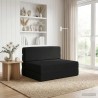 Canapé-lit pliable Noir 70 x 72 x 60 cm Tissu 622786622786