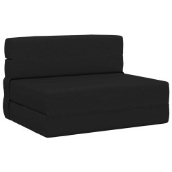 Canapé-lit pliable Noir 70 x 72 x 60 cm Tissu 622786622786