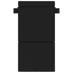 Canapé-lit pliable Noir 70 x 72 x 60 cm Tissu 622786622786