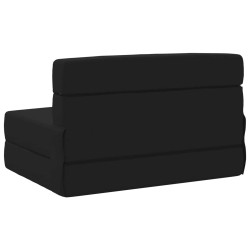 Canapé-lit pliable Noir 70 x 72 x 60 cm Tissu 622786622786