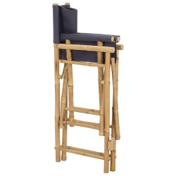 Chaise de directeur pliante 2 pcs Naturel Bambou 622790622790