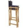 Chaise de directeur pliante 2 pcs Naturel Bambou 622790622790