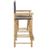 Chaise de directeur pliante 2 pcs Naturel Bambou 622790622790