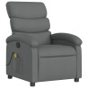 Fauteuil de massage inclinable gris foncé tissu 622791622791