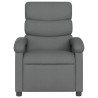 Fauteuil de massage inclinable gris foncé tissu 622791622791