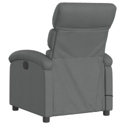 Fauteuil de massage inclinable gris foncé tissu 622791622791