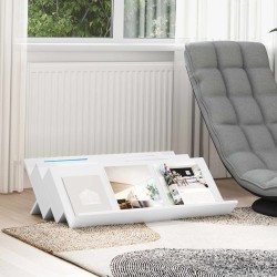 Étagère à magazines Blanc 90 x 53 x 28,5 cm Bois d'ingénierie 622792622792
