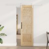 Porte coulissante Naturel et Blanc 61 x 198,5 cm 622794622794