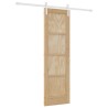 Porte coulissante Naturel et Blanc 61 x 198,5 cm 622794622794