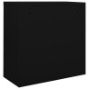 Armoire à portes coulissantes Noir 90x40x90 cm Acier 622795622795