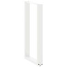 Pieds de table de bar en U, 2 pièces, blanc, 40 x (90-91) cm, acier 622800622800