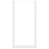 Pieds de table de bar en U, 2 pièces, blanc, 40 x (90-91) cm, acier 622800622800