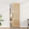 Porte coulissante Naturel et Blanc 61 x 198,5 cm 622805622805