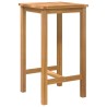 Ensemble de bar extérieur 3 pcs Non traité Bois de teck massif 622809622809