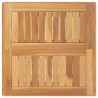 Ensemble de bar extérieur 3 pcs Non traité Bois de teck massif 622809622809