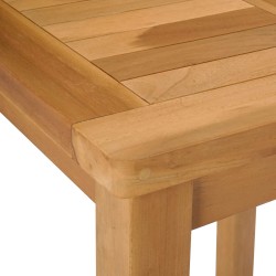 Ensemble de bar extérieur 3 pcs Non traité Bois de teck massif 622809622809