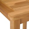 Ensemble de bar extérieur 3 pcs Non traité Bois de teck massif 622809622809