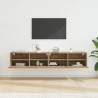 Meubles TV muraux 2 pcs Chêne artisanal Bois d'ingénierie 622816622816