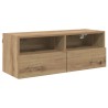 Meubles TV muraux 2 pcs Chêne artisanal Bois d'ingénierie 622816622816