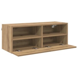 Meubles TV muraux 2 pcs Chêne artisanal Bois d'ingénierie 622816622816