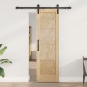Porte coulissante Naturel 61 x 198,5 cm Bois de pin massif 622817622817