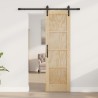 Porte coulissante Naturel 61 x 198,5 cm Bois de pin massif 622817622817