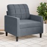 Fauteuil Gris foncé 60 cm Velours 622819622819