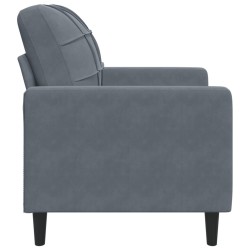 Fauteuil Gris foncé 60 cm Velours 622819622819