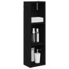 Armoire murale de salle de bain Chêne Noir 20 x 14 x 70 cm 622832622832