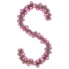 Guirlande de Boules de Noël Rose 186 cm Polystyrène 622835622835