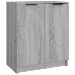 Meuble à chaussures Sonoma gris 59x35x70 cm Bois d'ingénierie 622839622839
