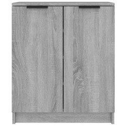 Meuble à chaussures Sonoma gris 59x35x70 cm Bois d'ingénierie 622839622839