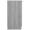 Meuble à chaussures Sonoma gris 59x35x70 cm Bois d'ingénierie 622839622839