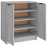 Meuble à chaussures Sonoma gris 59x35x70 cm Bois d'ingénierie 622839622839