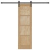 Porte coulissante Naturel 61 x 198,5 cm Bois de pin massif 622840622840