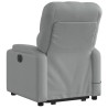 Fauteuil inclinable de massage électrique Gris clair Tissu 622842622842