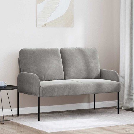 Canapés avec coussin 110cm Gris clair Contreplaqué 622845622845