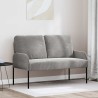 Canapés avec coussin 110cm Gris clair Contreplaqué 622845622845