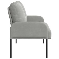 Canapés avec coussin 110cm Gris clair Contreplaqué 622845622845