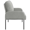 Canapés avec coussin 110cm Gris clair Contreplaqué 622845622845