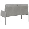 Canapés avec coussin 110cm Gris clair Contreplaqué 622845622845