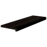 Marches d'escalier 12 pcs brun-noir 80x30x2 cm chêne massif 622849622849