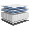 Matelas à ressorts ensachés moyen 140x190 cm 622852622852