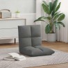 Fauteuil de sol ajustable Gris foncé Velours 622868622868