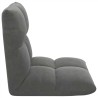Fauteuil de sol ajustable Gris foncé Velours 622868622868