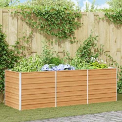 Jardinière surélevée Marron Clair 240 x 80 x 77 cm 622882622882