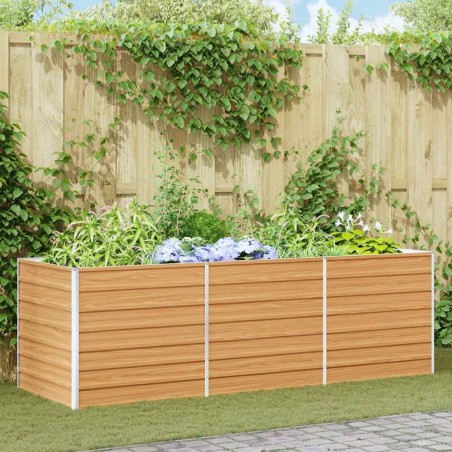 Jardinière surélevée Marron Clair 240 x 80 x 77 cm 622882622882