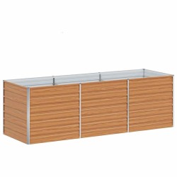 Jardinière surélevée Marron Clair 240 x 80 x 77 cm 622882622882