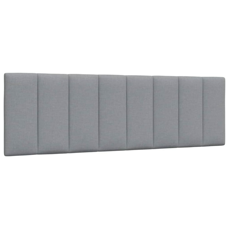Coussin de tête de lit Hanko gris clair 160 cm tissu 622883622883